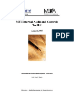 Toolkit For MFI Internal Audit and Controls