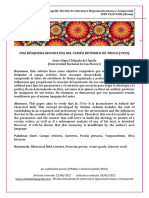 Una Búsqueda Inconclusa Del Campo Retórico de Trilce (1922)