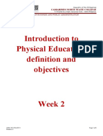 Introduction To Physical Education, Definition and Objectives