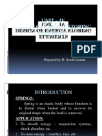 Unit - Iv Design of Energy Storing Elements: Prepared by R. Sendil Kumar