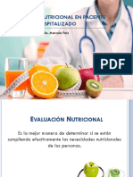 Evaluación Nutricional y Antropometría