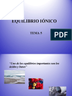 Tema 5 Equilibrio Iónico Upb