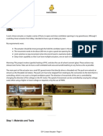 DIY Linear Actuator: Step 1: Materials and Tools