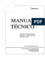 Manual Técnico FCA - Lampada UV MONOFÁSICO 1-1203 PIC - Due Pack Maq