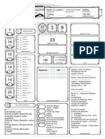 DND 5e - Ficha de Jogador