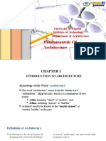 Fundamentals of Architecture Lecture