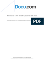 Preescolar 3 Me Divierto y Aprendo 5 6 Anos