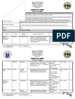 G10 English Budget of Work 4th Quarter