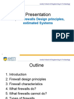 Firewalls Design Principles, Estimated Systems