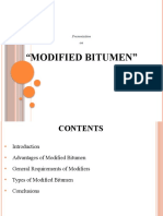 On Modified Bitumen