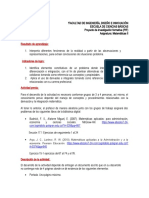 Proyecto de Investigación Formativa (PIF) - Matemáticas II