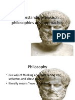 Understanding Research Philosophies and Approaches