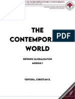 THE CONTEMPORARY WORLD - Module 1