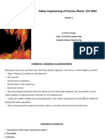 Safety Engineering of Process Plants (CH 404)