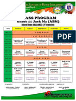 Grade 11 Classroom Program 1st SEM 2022 2023 Non Shift