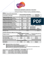Tarification 2017