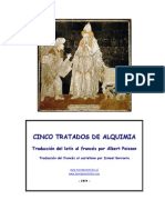 Albert Poisson Cinco Tratados de Alquimia Trad by Ismael Berroeta