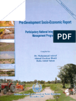 Pre Development Socio-Economic Report Participatory National Integrated Water Management Program