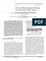 Rehabilitation and Maintenance of Rusted Reinforcement Bar in RCC Beam