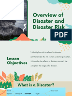 Overview of Disaster and Disaster Risk