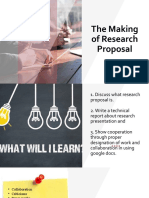 The Making of Research Proposal