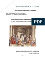 El Pensamiento Filosófico en El Renacimiento