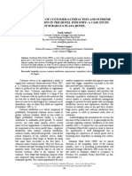 The Importance of Customer Satisfaction and Supreme Service Provision in The Hotel Industry: A Case Study of Surabaya Plaza Hotel