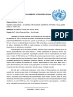 Documento de Posição Oficial - Ucrânia