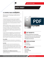 Product Data Sheet: 5100HD Gas Analyzers