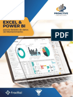 Brochure Excel Power Bi para La Gestión de Datos Del Mantenimiento