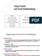 Engineering Costs and Cost Estimating