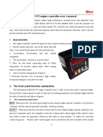 MINCO F2 Engine Controller Operating Instruction Manual