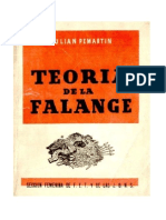 Teoria de La Falange Julian Pemartin Tercera Edicion 1948