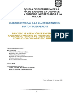 Pae Absceso Mamario en Una Mujer Puerpera