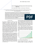 Computer Modeling and Analysis of A Hybrid Renewable Energy System Grid-Connected Using Homer Pro