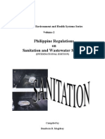 Philippine Regulation On Sanitation and Waste Water Systems by Bonifacio Magtibay