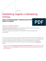 ¿Qué Es El Marketing Digital o Marketing Online