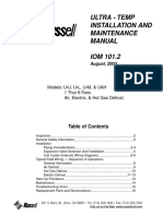 Ultra - Temp Installation and Maintenance Manual IOM 101.2