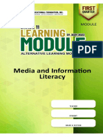 Media and Information Literacy