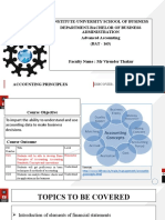 Elements of Financial Statement