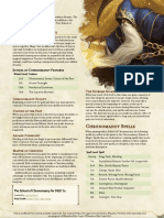 DnD5e EN - (Homebrew) Wizard of Chronomancy (Subclass)