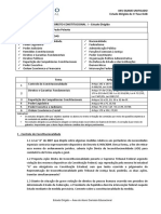 Estudo Dirigido 01 - Direito Constitucional