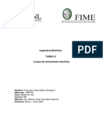 TAREA 5. (Líneas de Transmisión Eléctrica) - Francisco Javier Muñoz Almaguer. 1865070