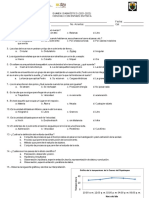 Examen Diagnostico Ciencias 2021-2022