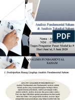 Analisis Fundamental Saham & Analisis Teknikal Saham