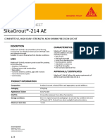 Sikagrout®-214 Ae: Product Data Sheet