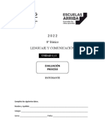 25.10.21 Evaluación 8° Año Básico Lengua y Literatura U1 y 2 - ESTUDIANTE