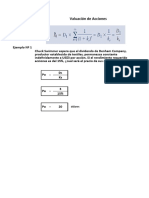 Ejercicios de Valuación de Acciones