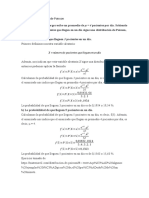 Ejemplo de Distribucion de Poisson