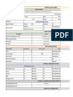 Hospital Quick Info Data Sheet